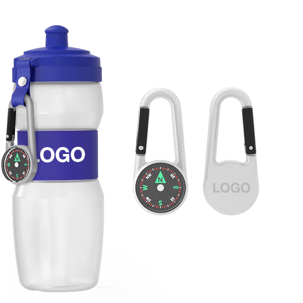 フィット - ロゴプリント付きカスタム・プラスチック製ウォーターボトル