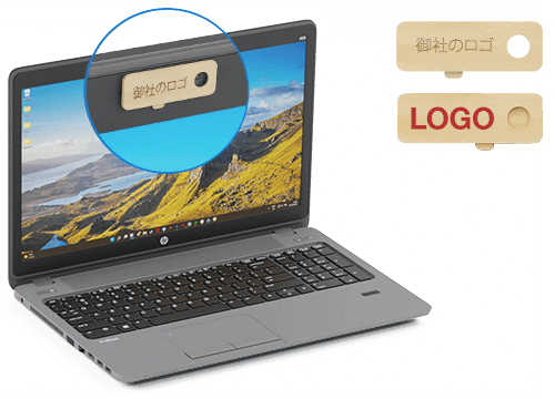 キャノピー - ロゴ入り木製ウェブカメラ カバー キャノピー - ロゴ入り木製ウェブカメラ カバー