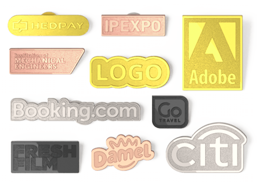 ダイキャスト製ピンバッジ - 特別仕様バッジ