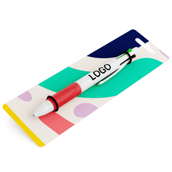 クアッド - 名入れプロモーション用４色ボールペン