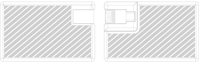 USBカード スクリーン印刷