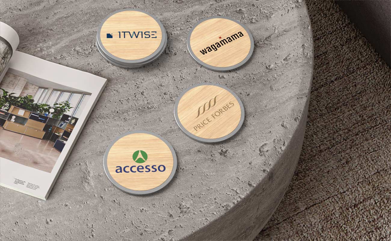 ベース - オリジナル竹製コースター gallery thumbnail