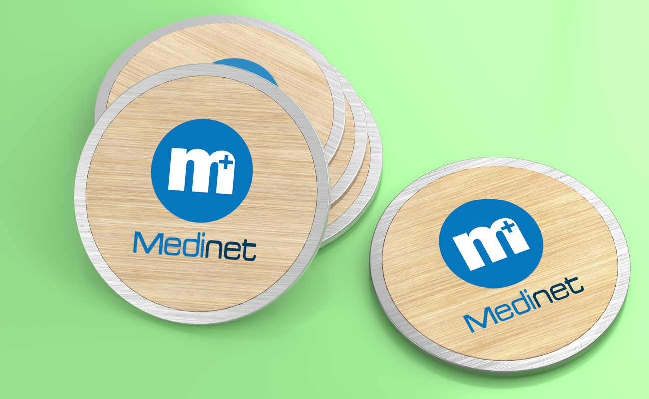 ベース - 名入れバンブー・コースター ロゴ入り gallery thumbnail