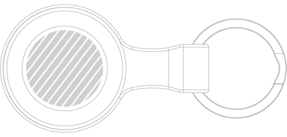 AirTagケース スクリーン印刷