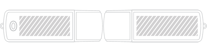 USBメモリ スクリーン印刷