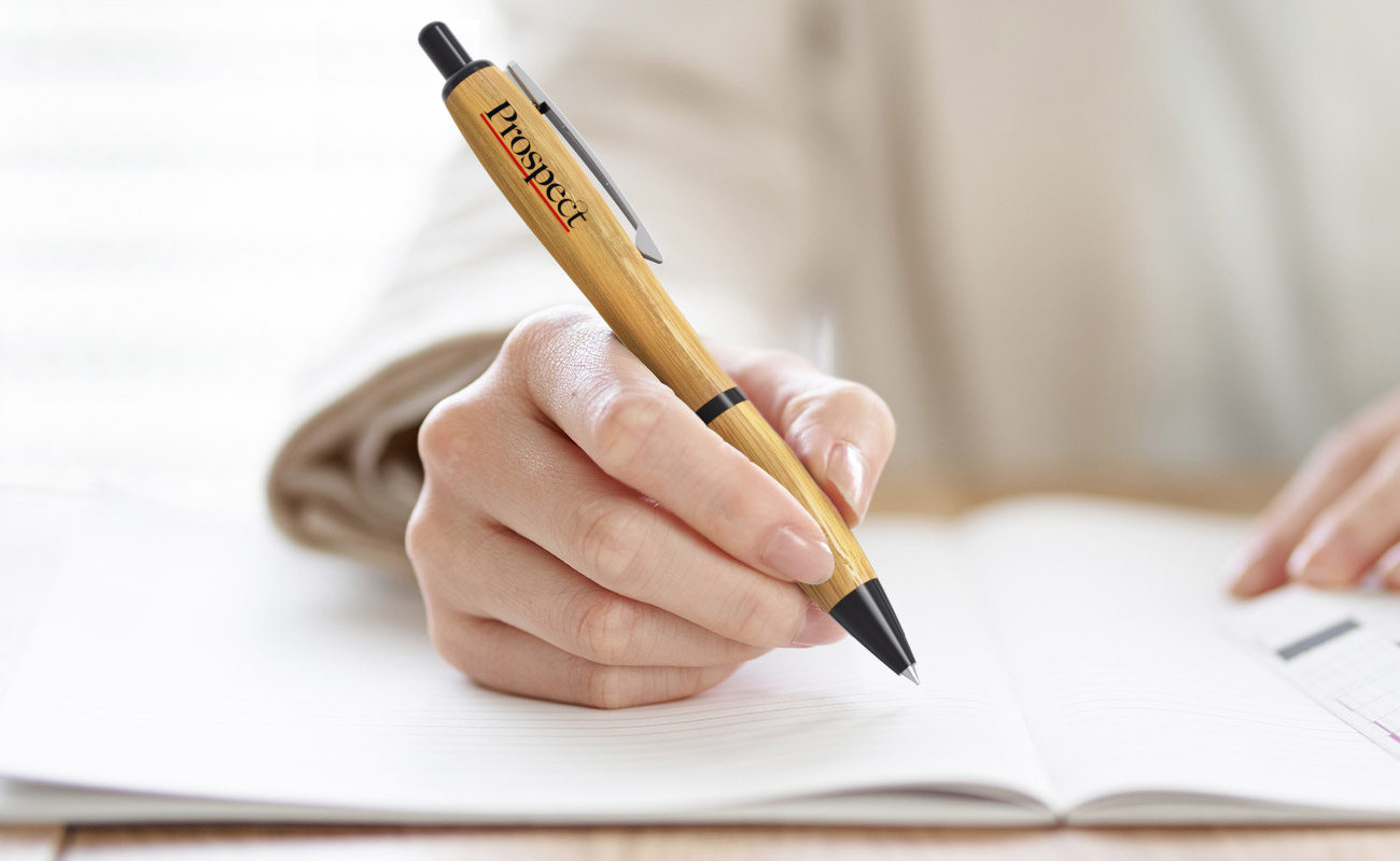 コントゥア - ロゴ入りバンブー・ボールペン gallery thumbnail