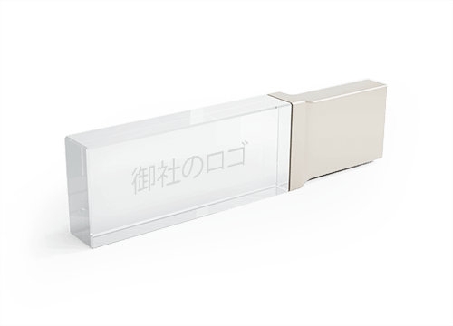 クリスタル - USB メモリ ノベルティ