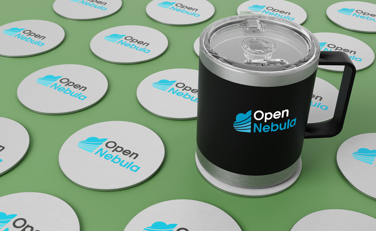 ディスク - 名入れアルミニウム・コースター ロゴ入り gallery thumbnail