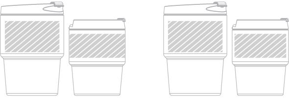 携帯カップ スクリーン印刷