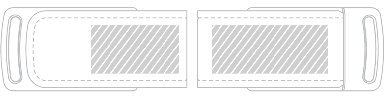 USBメモリ スクリーン印刷
