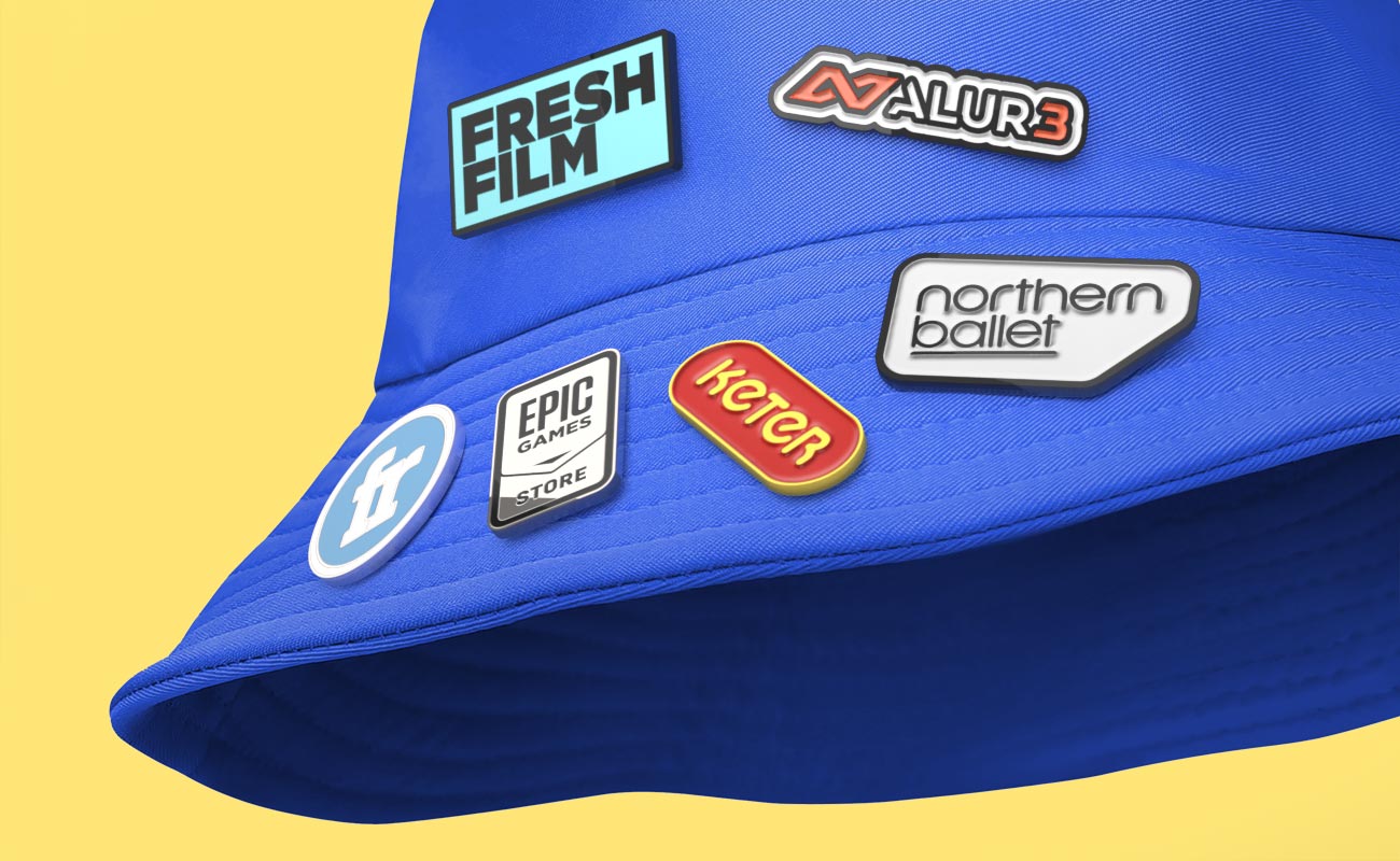 エナメルバッジ - ロゴ入りエナメル・ピン gallery thumbnail