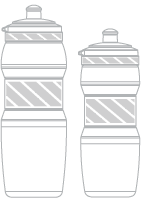ウォーターボトル スクリーン印刷