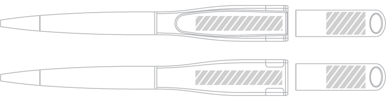 USBボールペン スクリーン印刷