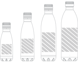ウォーターボトル スクリーン印刷