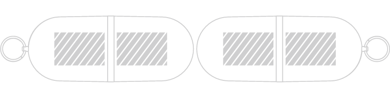 USBメモリ スクリーン印刷