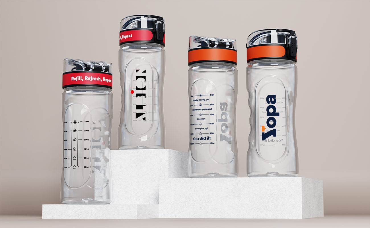 パシフィック - カスタム・プラスチック製ウォーターボトル gallery thumbnail