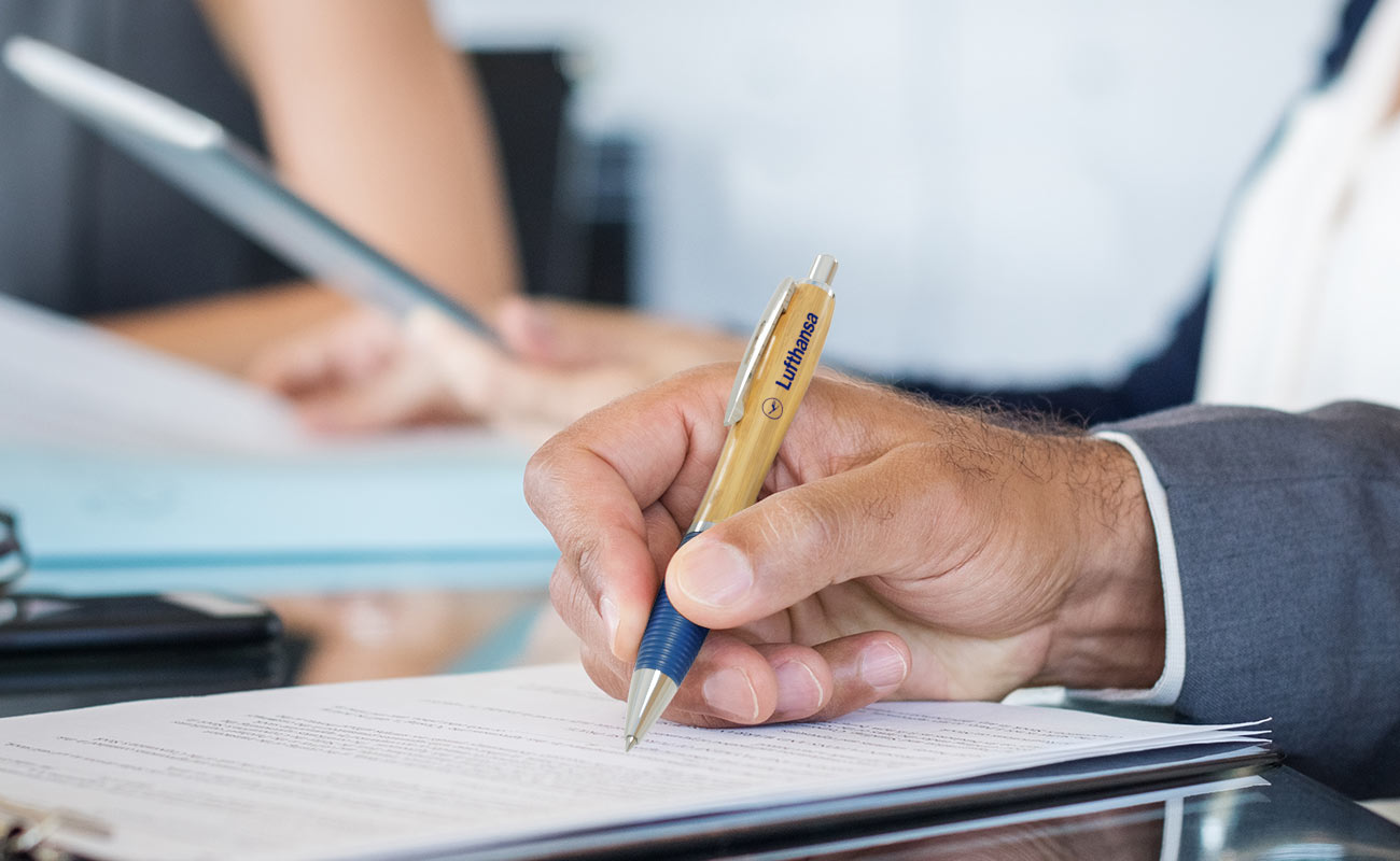 リッジ - ロゴ入りバンブー・ボールペン gallery thumbnail