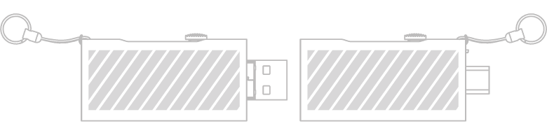 USBメモリ スクリーン印刷