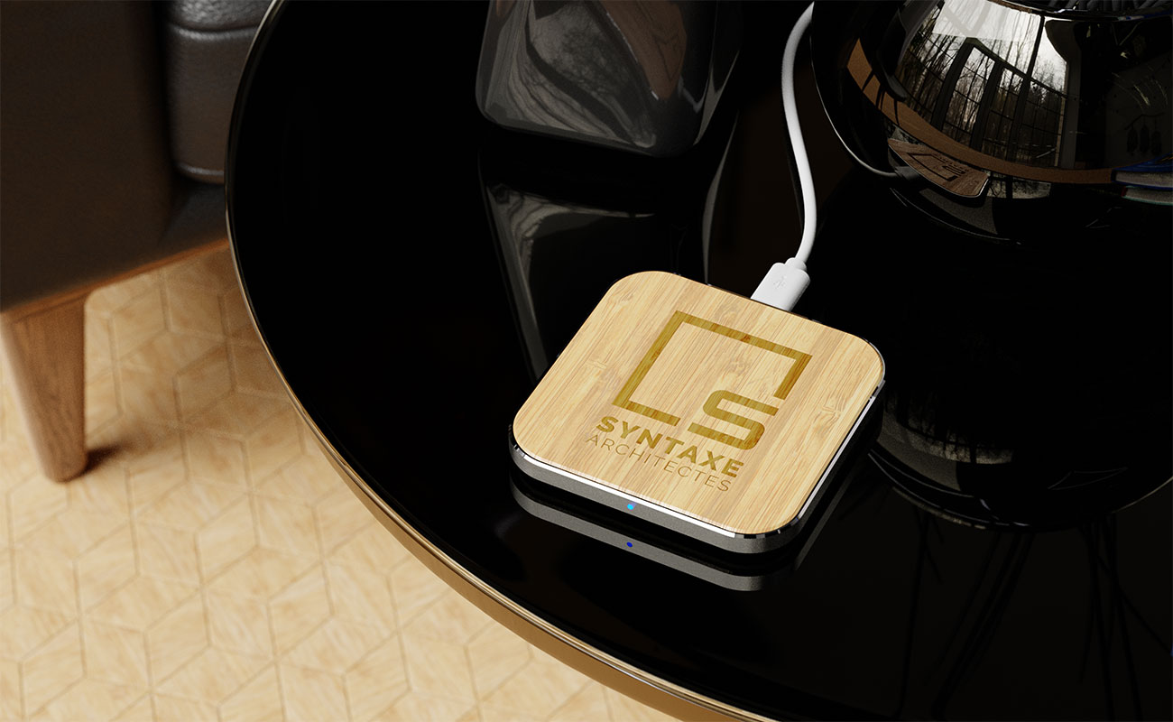 サバンナ - プロモーション用バンブー・ワイヤレス充電器 gallery thumbnail