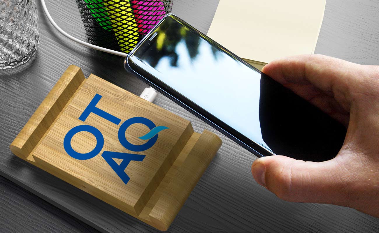 テラ - ロゴ入りワイヤレス充電器 gallery thumbnail