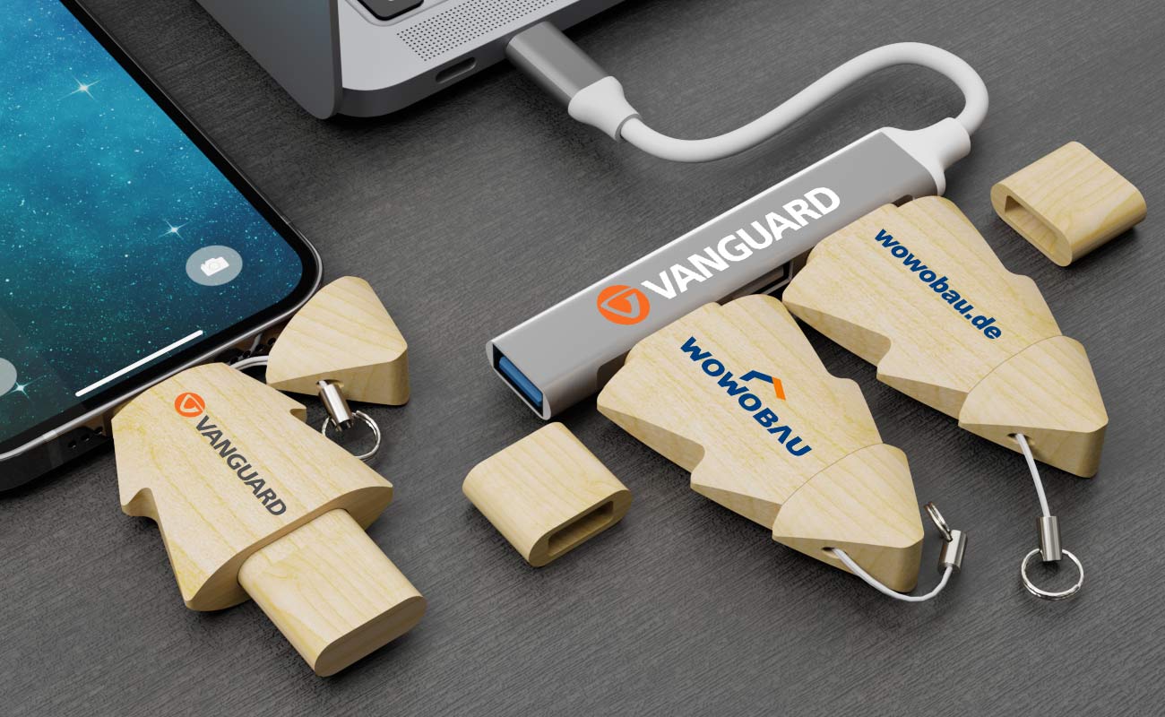 ツリーデュオ - USB プレゼント gallery thumbnail